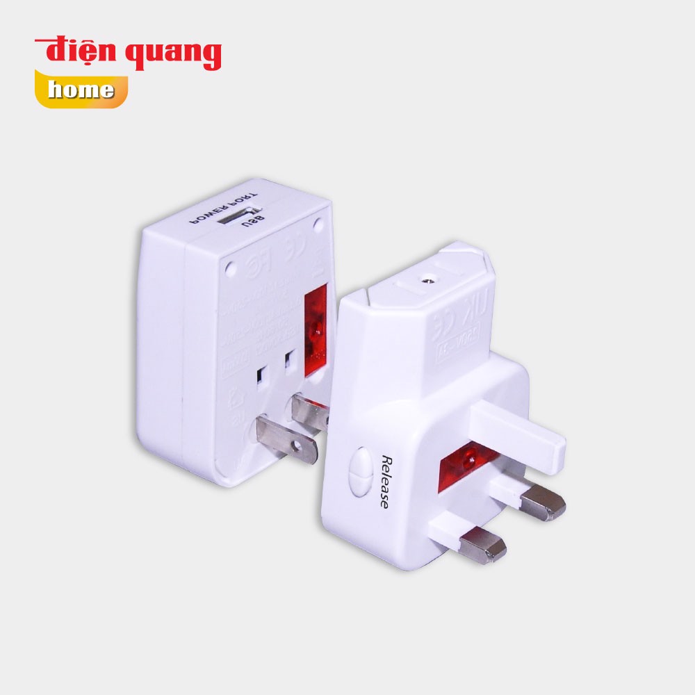 Ổ cắm du lịch 1 cổng USB Điện Quang (ESK TV05W 1U)