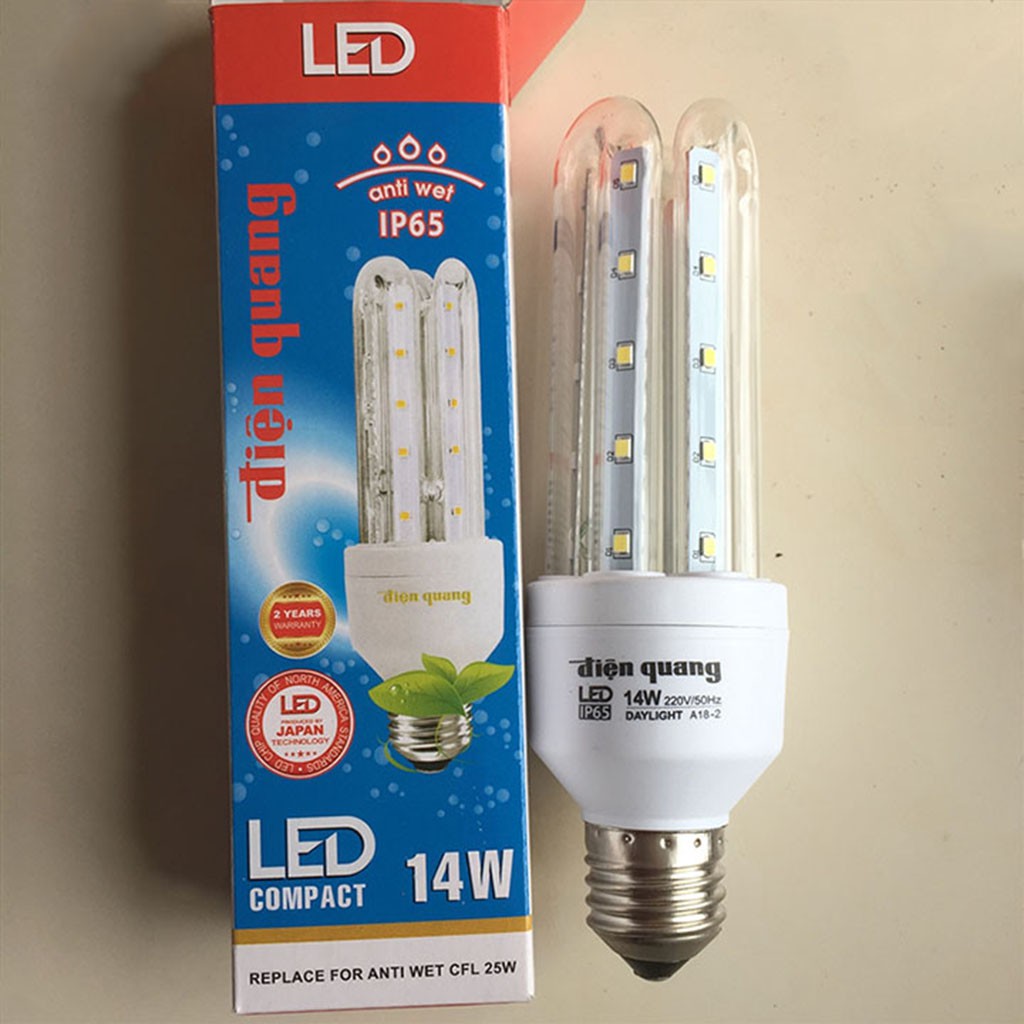 Đèn led Compact 14W (Daylight/Warmwhite) Điện Quang (ĐQ LEDCP01 14765AW/ĐQ LEDCP01 14727AW)