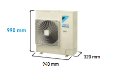 Dàn nóng điều hòa trung tâm 2 chiều lạnh/sưởi Daikin VRV IV S RXYMQ6BVM 6HP