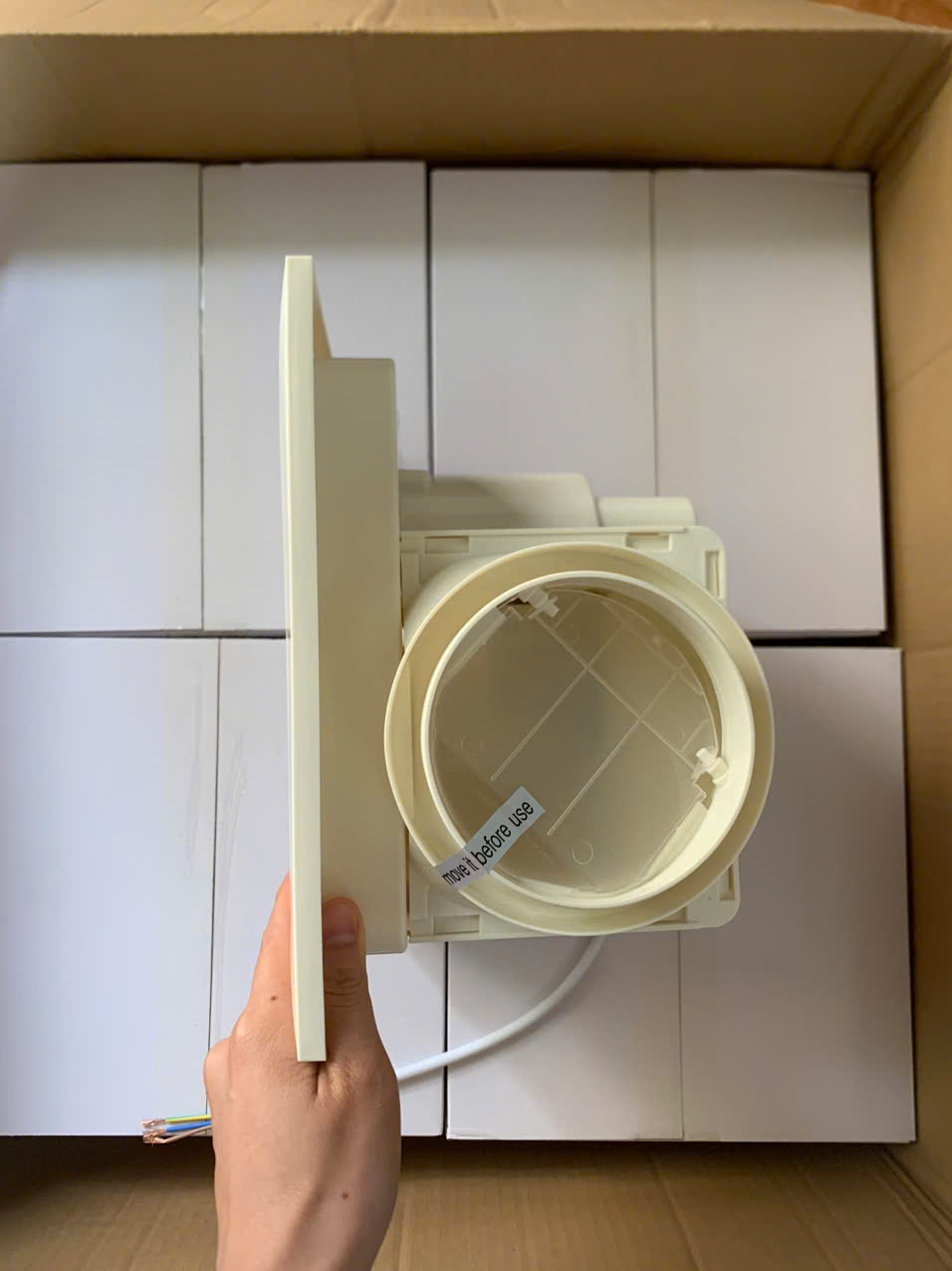 Quạt thông gió âm trần 20x20 BPT12-13CK Genunk