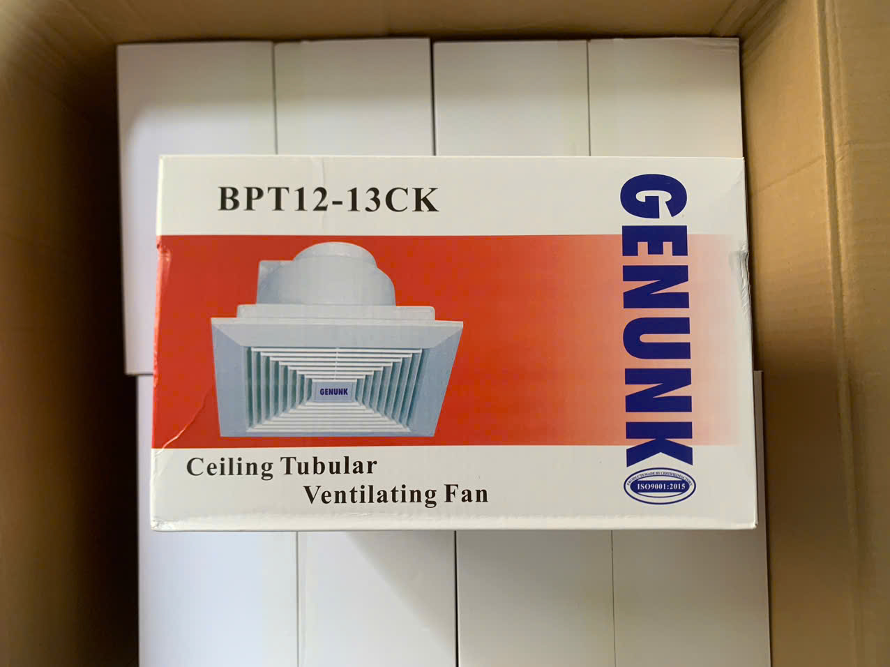 Quạt thông gió âm trần 20x20 BPT12-13CK Genunk