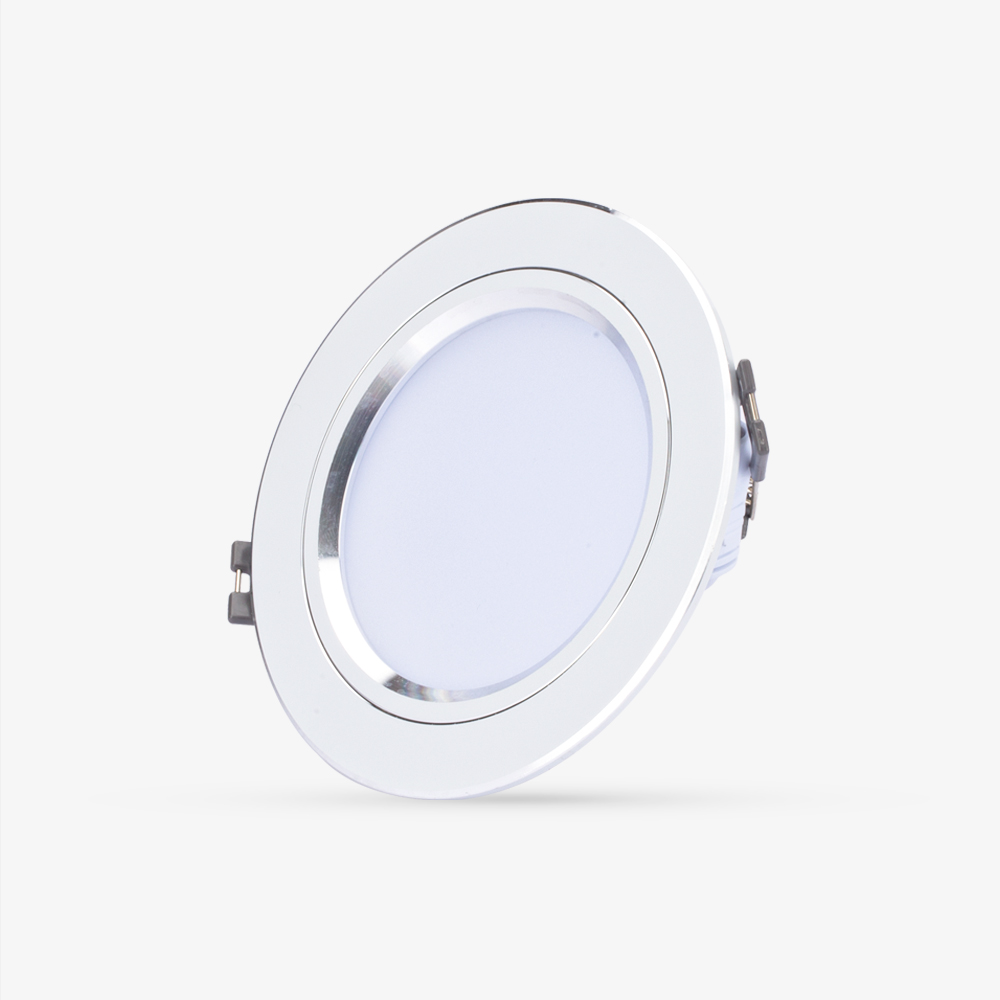 Đèn LED âm trần 90/7W viền vàng/viền bạc Rạng Đông (AT10 90/7W)