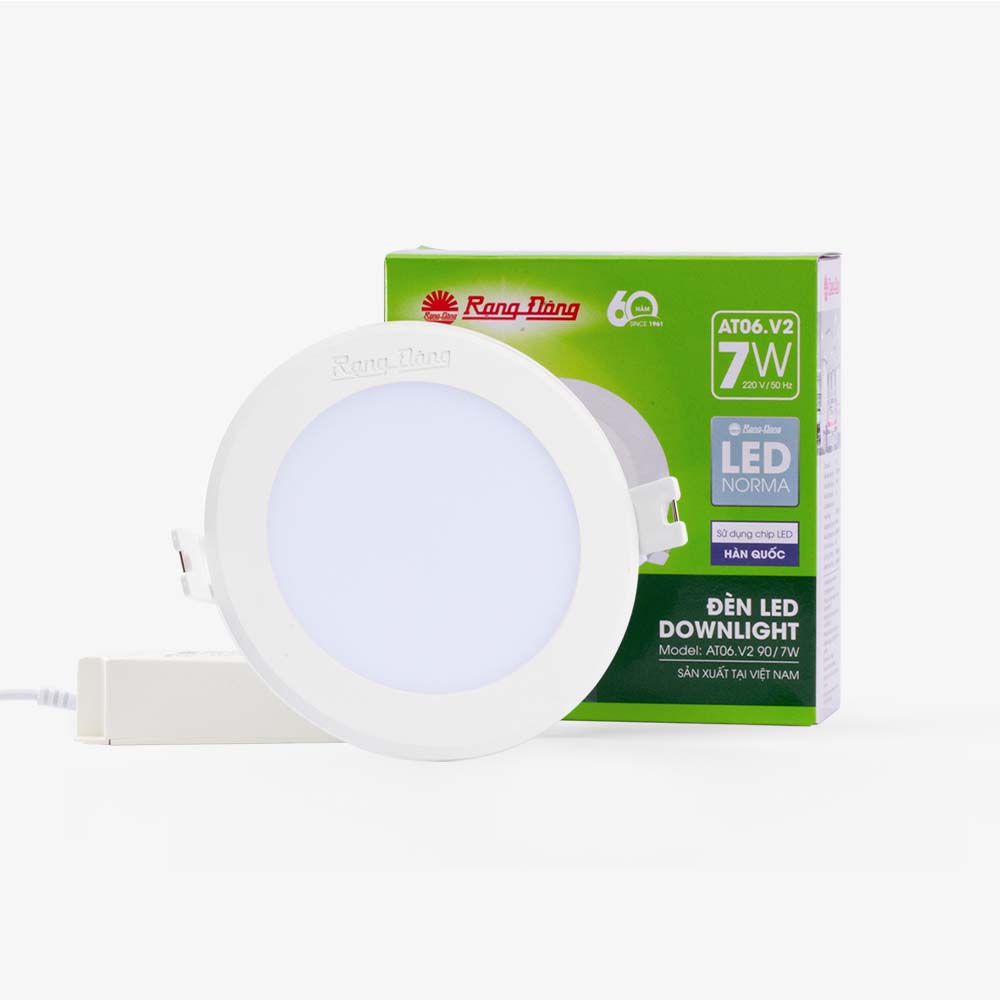 Đèn LED âm trần Downlight 90/7W Rạng Đông (AT06.V2 90/7W)