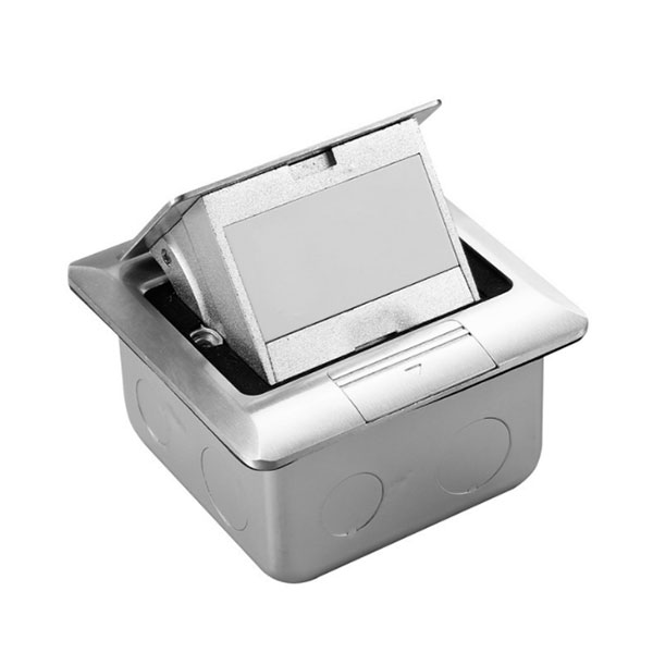Ổ cắm âm sàn cho Concept có đế âm, màu nhũ bạc (CON224_ABE_G5)