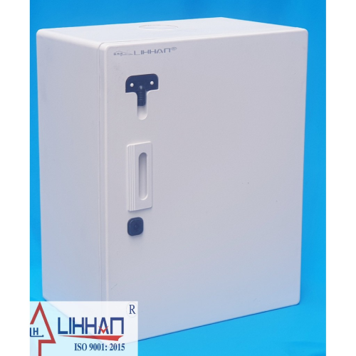 Tủ điện ABS 400x500x200 Lihhan/Hòa Thịnh (CVM 363-Pát sắt)