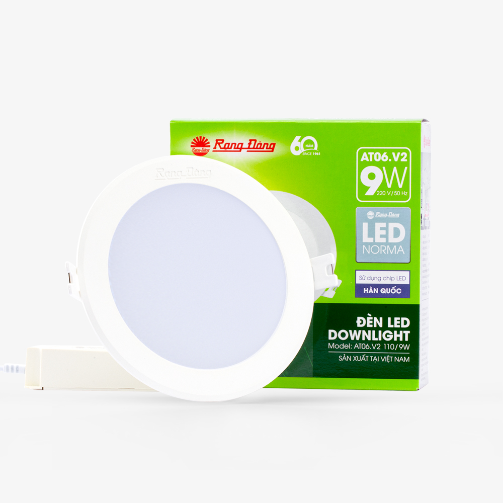 Đèn LED âm trần Downlight 110/9W Rạng Đông (AT06.V2 110/9W)