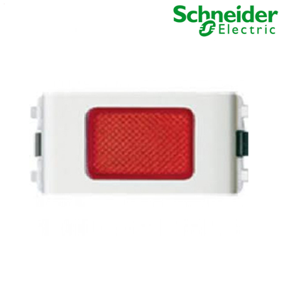 Đèn báo đỏ Concept màu trắng Schneider (3031NRD_G19)