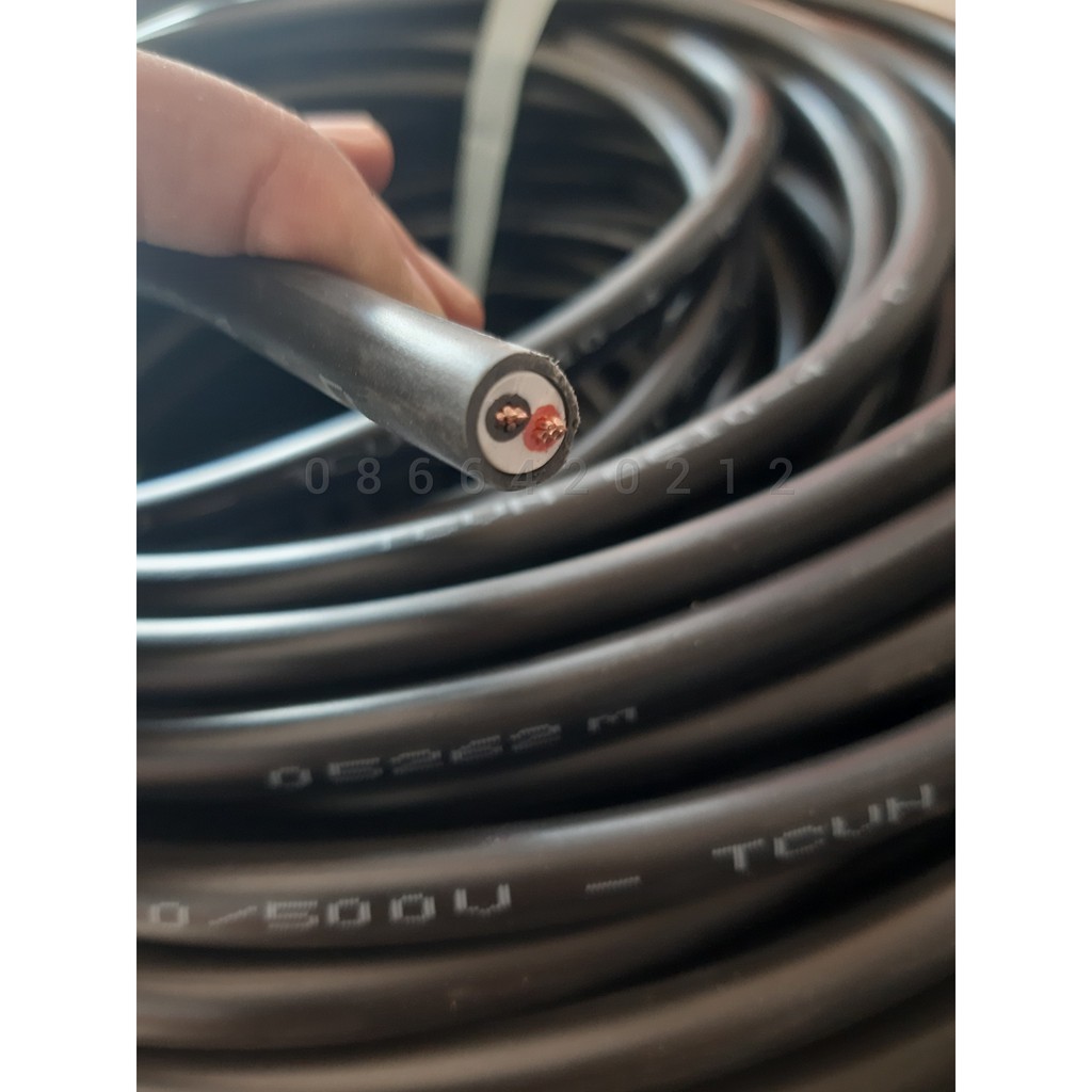 Cáp điện Cu/PVC/PVC 2x1,5mm2 300/500V Cadivi