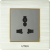 Bộ ổ cắm đơn 3 chấu Uten V6.0GZ13/N