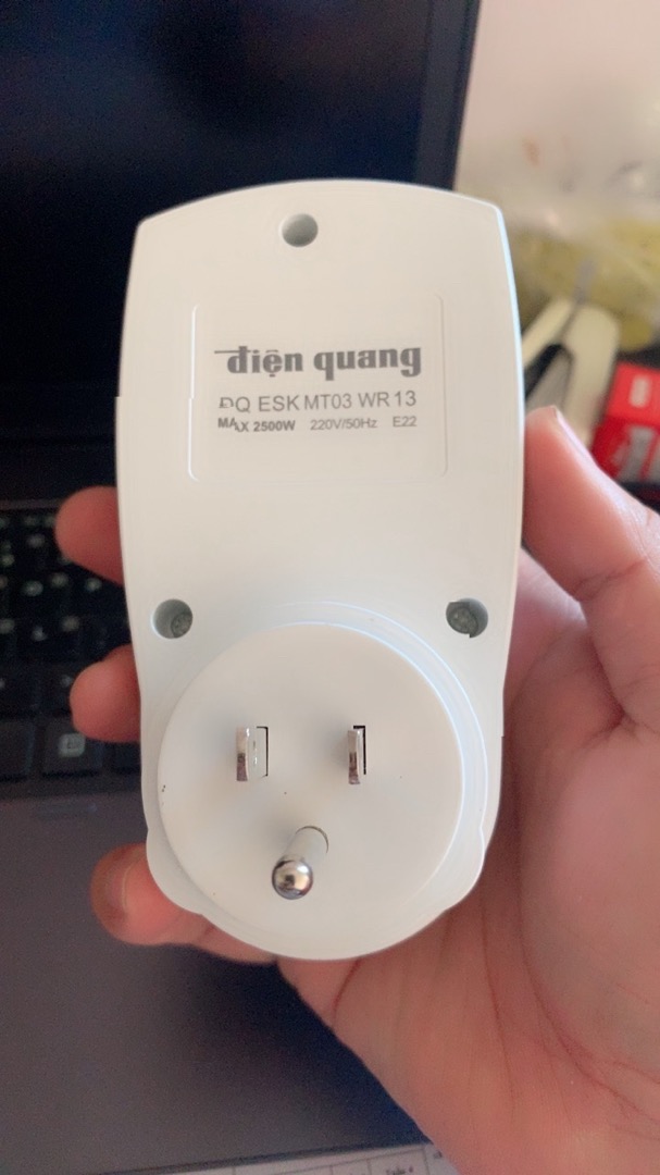 Ổ cắm hẹn giờ điều chỉnh cơ Điện Quang (ĐQ ESK MT03 WR 13)