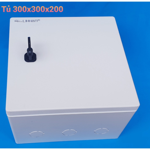 Tủ điện ABS 300x300x200 Lihhan/Hòa Thịnh (CVM 364-Pát sắt)