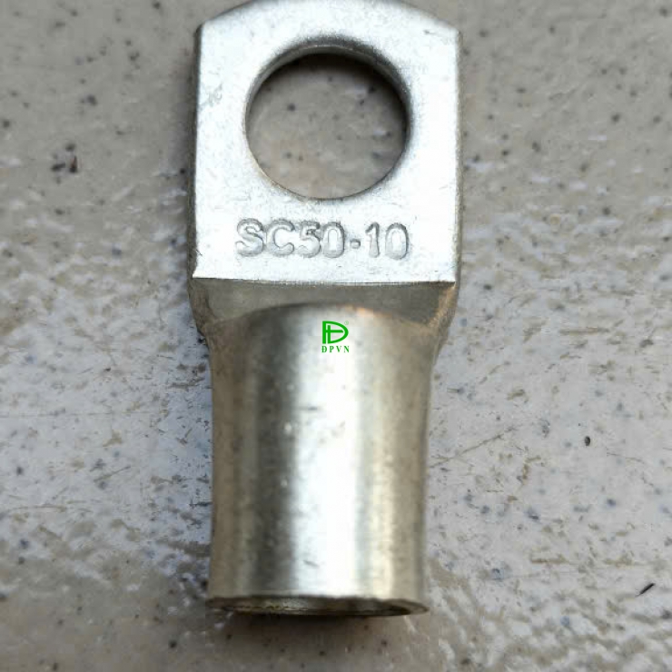 Đầu cốt đồng đúc M50 1 lỗ Đức Phát