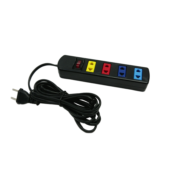 Ổ cắm bốn 2 chấu có 1 công tắc tổng (5m)