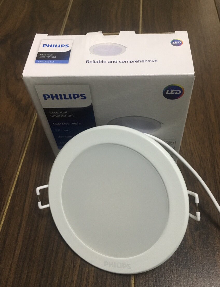 Đèn âm trần tròn 7W phi90 Philips (DN027B G2 LED6 D90 RD)