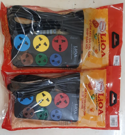 Ổ cắm Lioa kéo dài đa năng kết hợp, 3m, 10A, 2200W, ko tiếp địa (3D3SN3.2)