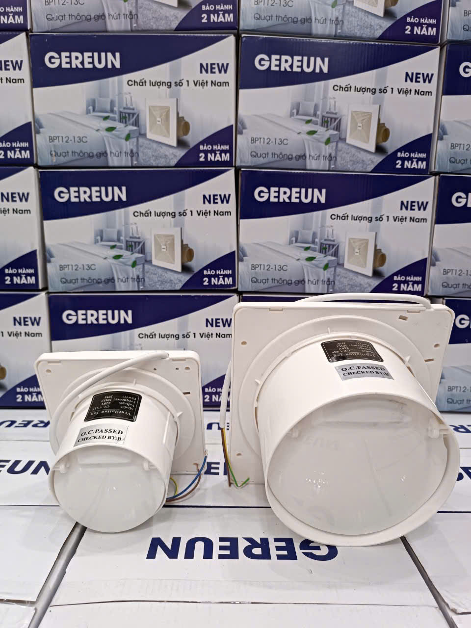 Quạt hút tường vệ sinh GE 20 VS Gereun
