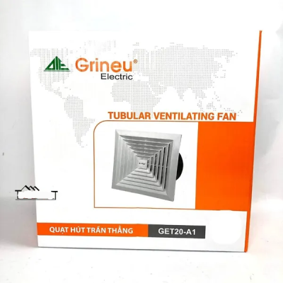 Quạt hút trần thẳng 250x250mm GET20-A1 (Grineu)