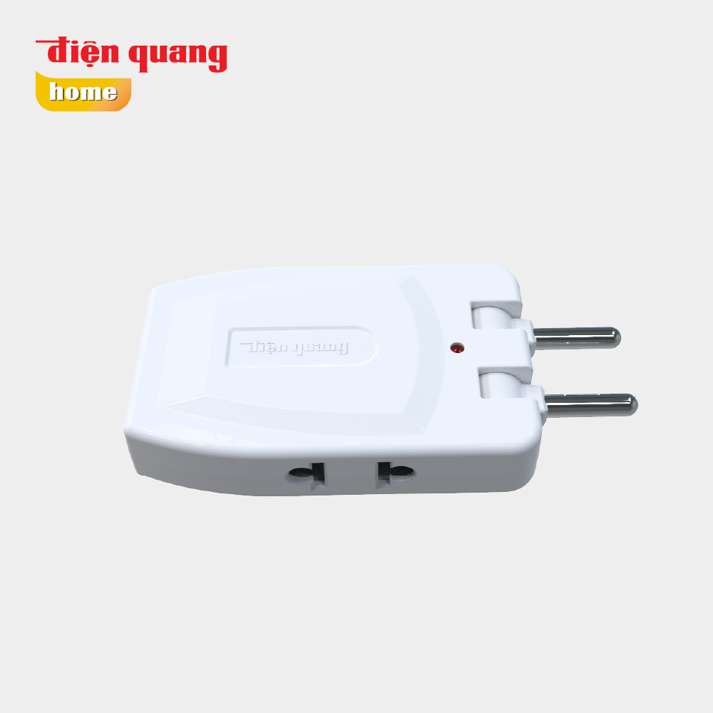 Ổ cắm xoay gấp gọn 3 lỗ Điện Quang (ESK RT W3)