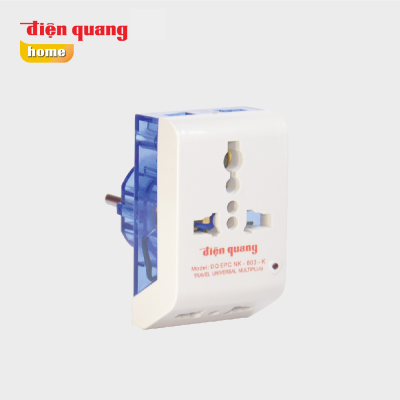 Phích cắm chuyển đa chiều Điện Quang (ĐQ EPC NK-803-K) màu đỏ, xanh, cam