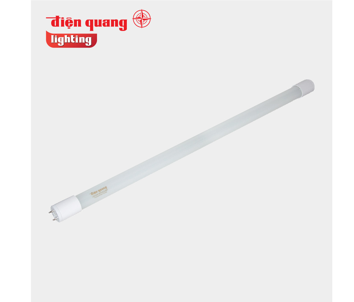 Đèn LED tube 18W 1.2m thân thủy tinh Điện Quang ánh sáng trắng(ĐQ LEDTU06I 18765 V03)