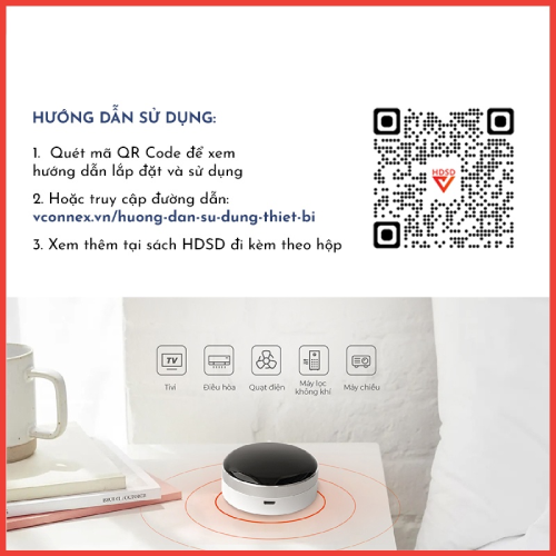 Bộ điều khiển hồng ngoại thông minh Vconnex
