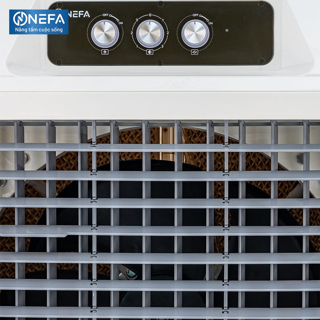 Quạt điều hòa hơi nước Nefa CC90 cơ, có lưới chắn bụi