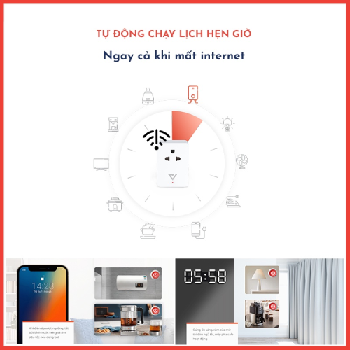 Ổ cắm điện thông minh chống giật Vconnex