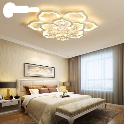 Đèn trang trí - đèn mâm hiện đại hoa sen 12 cánh