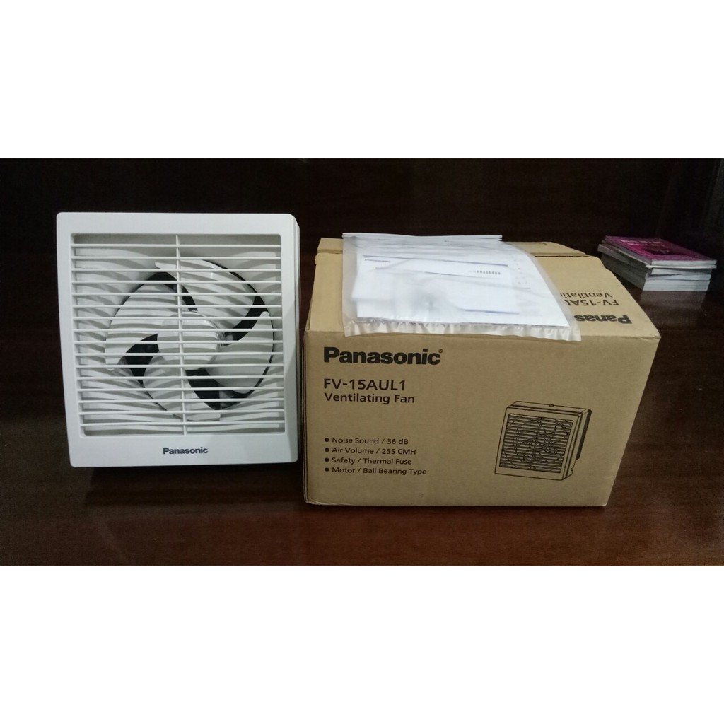 Quạt hút gắn tường FV-15AUL Panasonic ĐK 20cm (loại 1 chiều, có màn che)