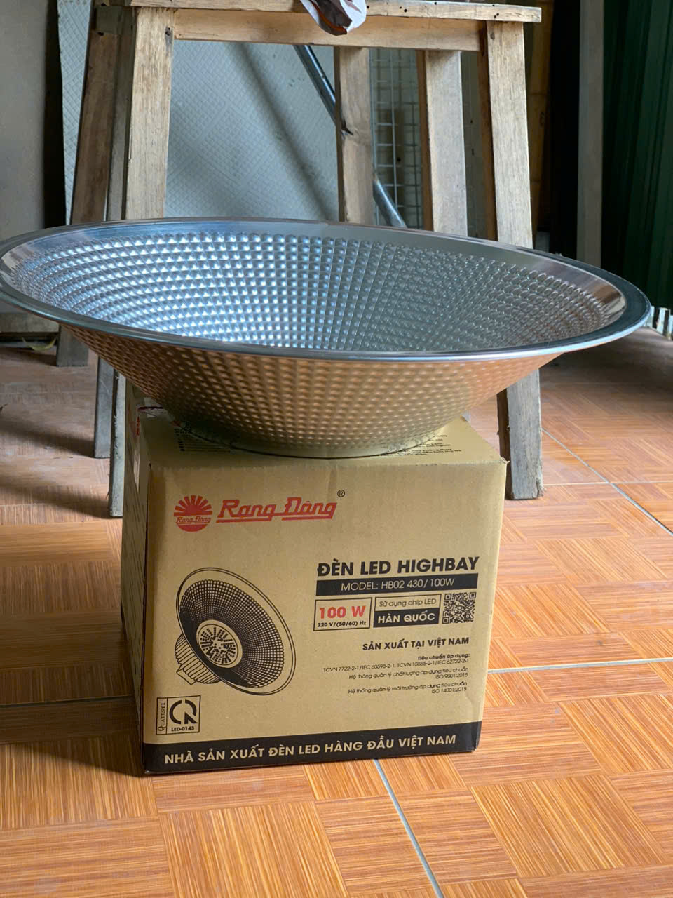 Đèn LED Highbay HB02 430/100W Rạng Đông