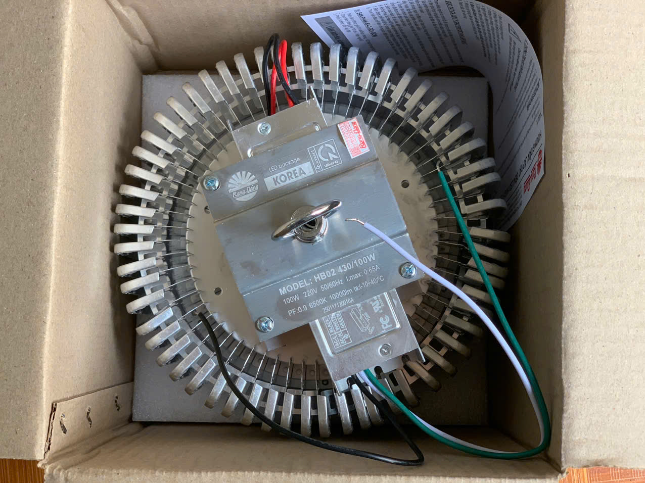 Đèn LED Highbay HB02 430/100W Rạng Đông