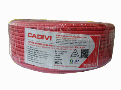 Dây ovan 2x1mm2 300/500V Cadivi
