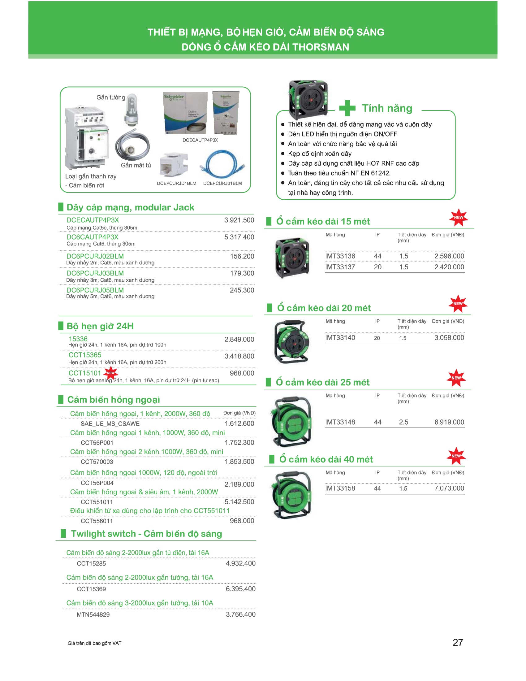 Bảng giá Schneider