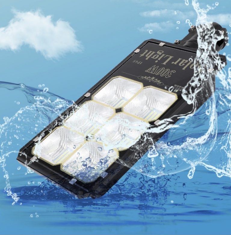 Đèn đường năng lượng mặt trời cao cấp siêu sáng 300W (M300N)