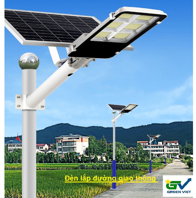 Đèn đường năng lượng mặt trời 300W BC-300 (Green Viet)