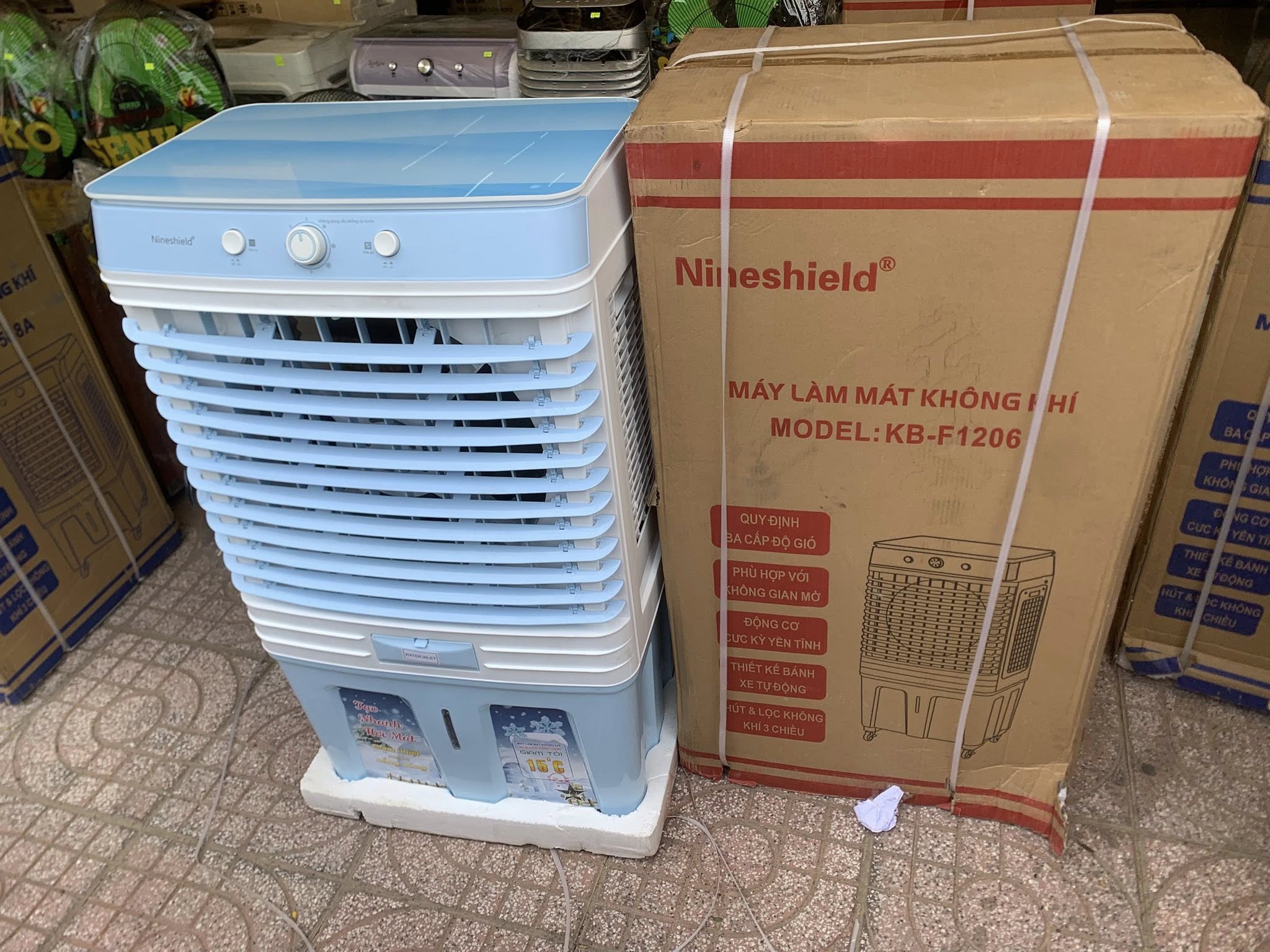 Quạt điều hòa 80L KB-F1206 Nineshield