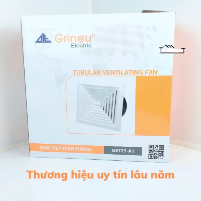 Quạt hút trần thẳng 300x300mm GET25-A1 (Grineu)