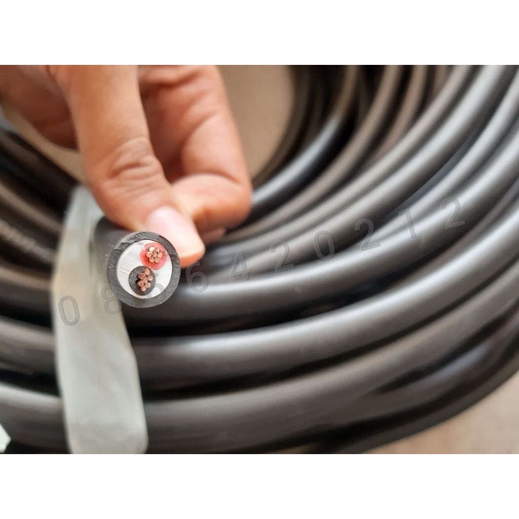 Cáp điện Cu/PVC/PVC 2x4mm2 300/500V Cadivi