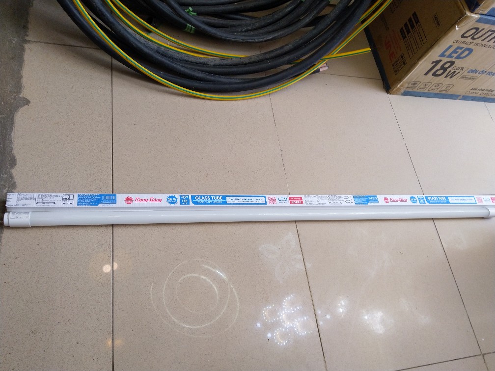 Bóng đèn LED Tuýp 1.2m T8 20W (vỏ thủy tinh) Rạng Đông (T8 TT01 1200/20W)