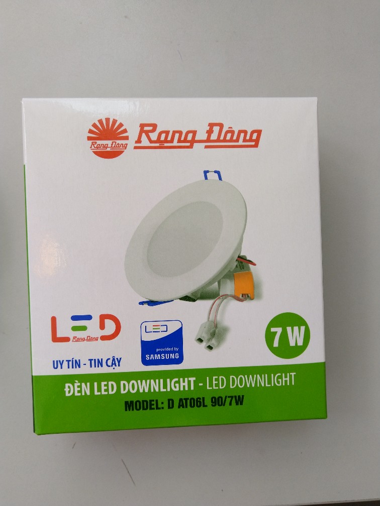 Đèn LED âm trần Downlight 90/7W Rạng Đông (AT06 90/7W)