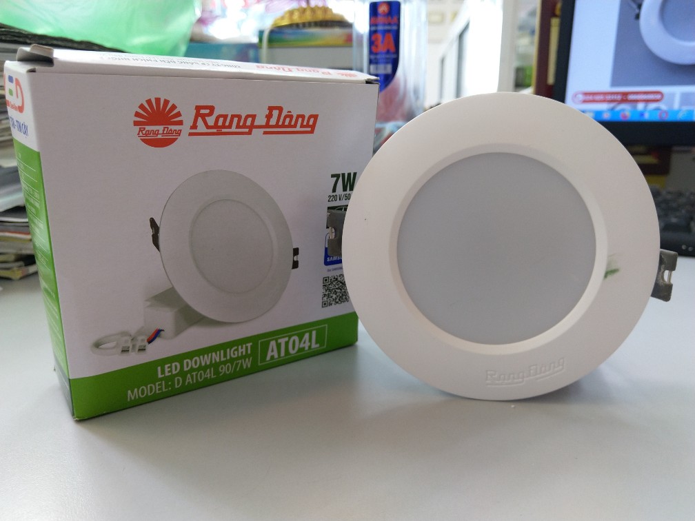 Đèn LED âm trần Downlight 90/7W Rạng Đông (AT04 90/7W)