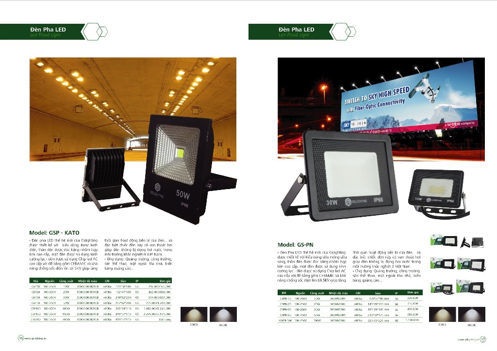 Bảng giá GS Lighting