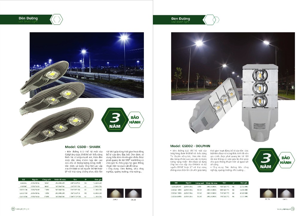Bảng giá GS Lighting