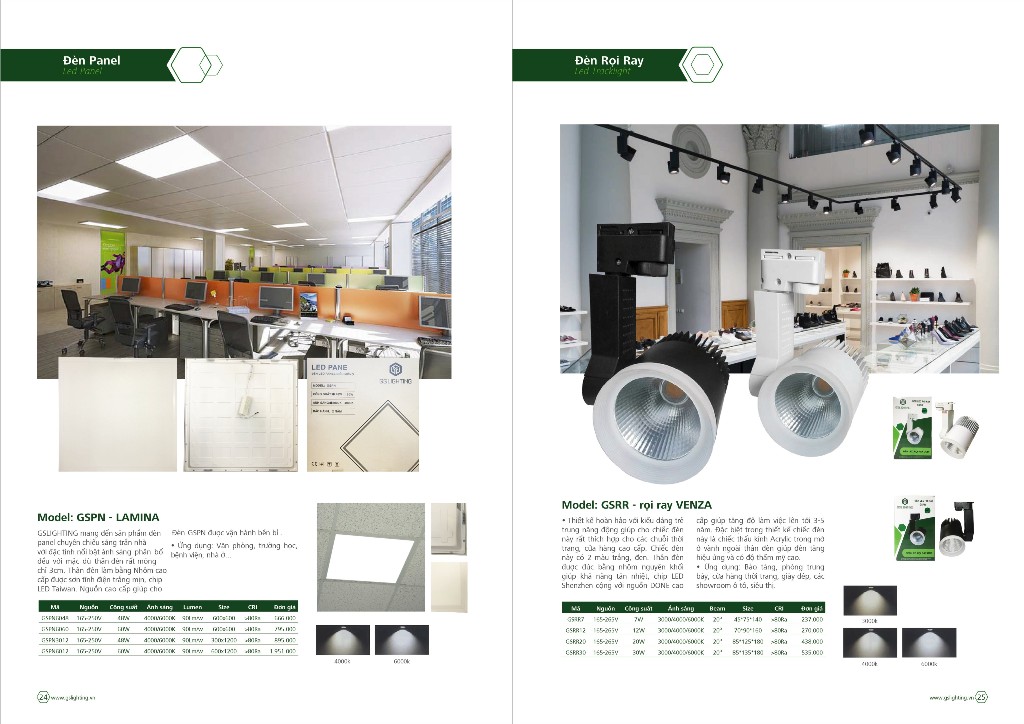 Bảng giá GS Lighting