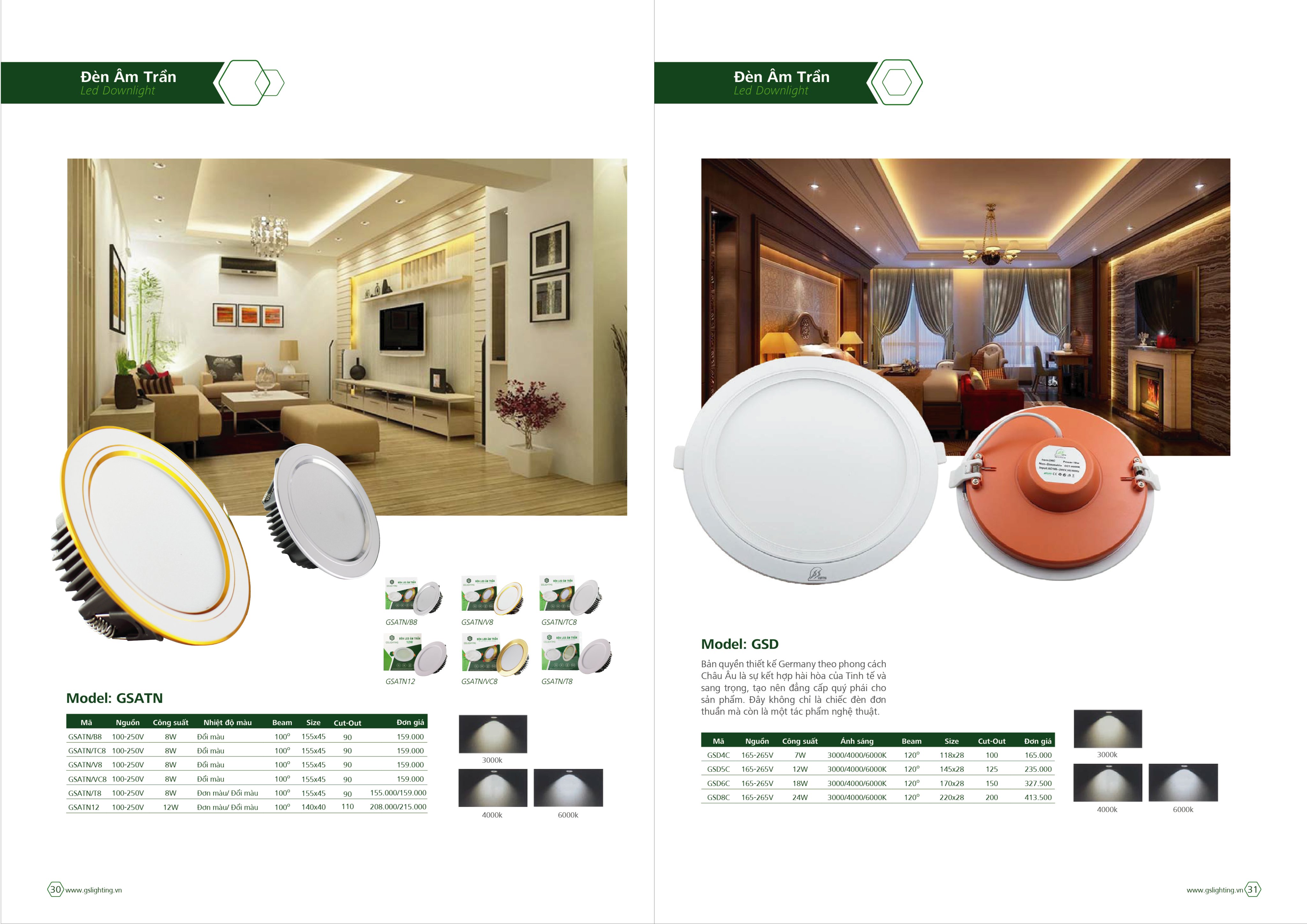 Bảng giá GS Lighting
