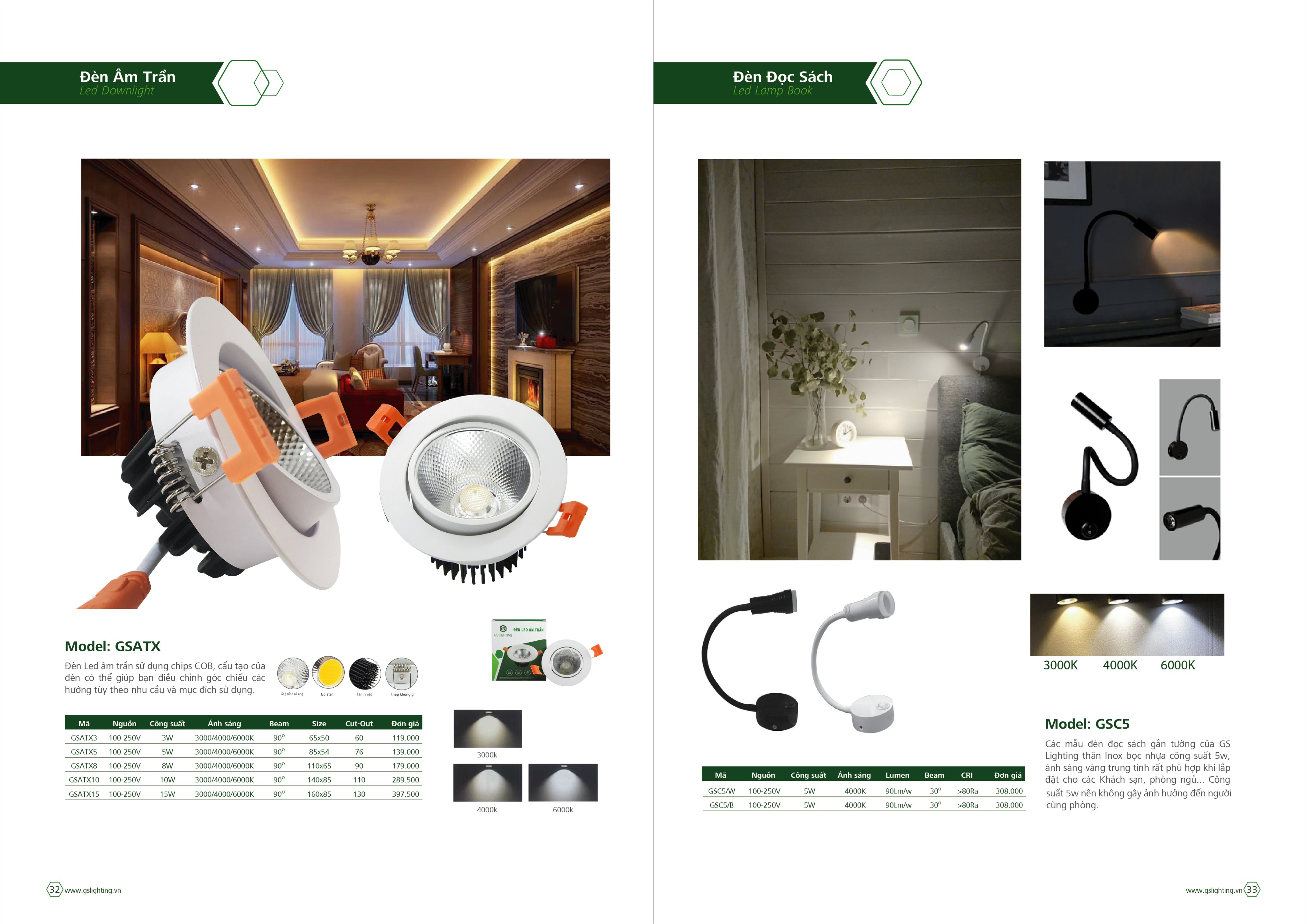 Bảng giá GS Lighting