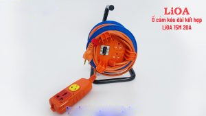 Ổ cắm Lioa kéo dài kết hợp (2m+15m) HYBRID-15M-20A