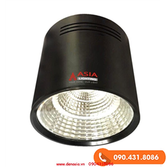 Đèn trần nổi tròn 10W đổi màu vỏ đen/trắng Asia Lighting (OBT10-DM/OBD10-DM)