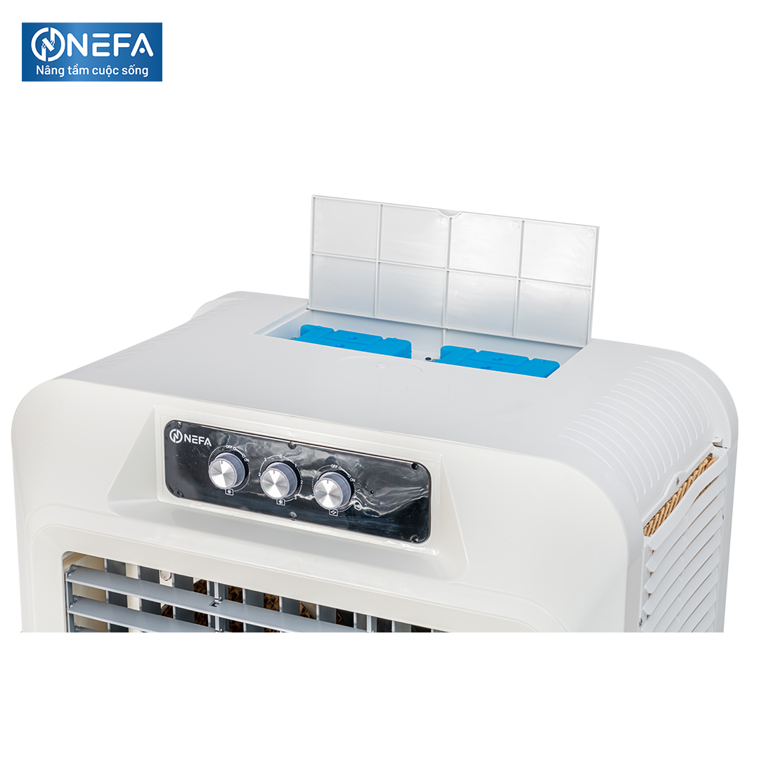 Quạt điều hòa hơi nước Nefa CC90 cơ, có lưới chắn bụi