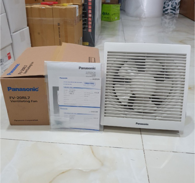 Quạt hút gắn tường FV-20RL7 Panasonic ĐK 25cm (loại 2 chiều, có màn che) Hàng mới chưa sử dụng